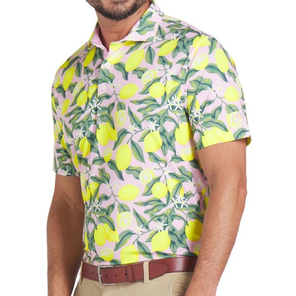 Puma X Arnold Palmer Lemon Branch Mens Golf Polo - Picture 1 of 1